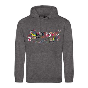 Hoodie Herren "Supergeil Classic" Charcoal