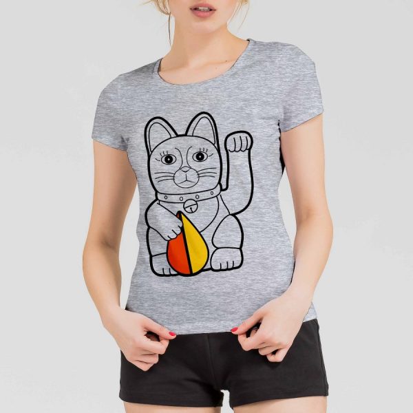 T-Shirt Damen "Kōreisha Neko"
