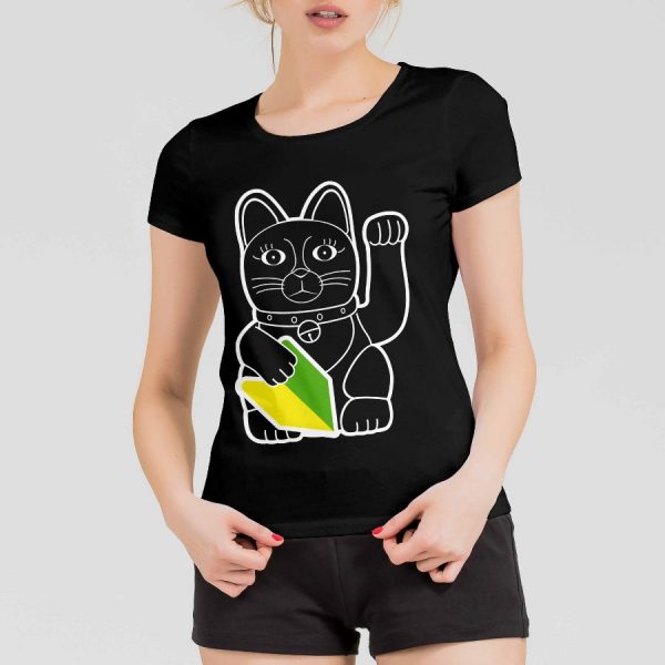 T-Shirt Damen "Wakaba Neko" – Bild 2