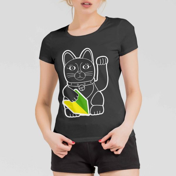 T-Shirt Damen "Wakaba Neko"