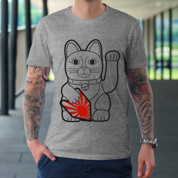 T-Shirt Herren "Rising Sun Neko" – Bild 4