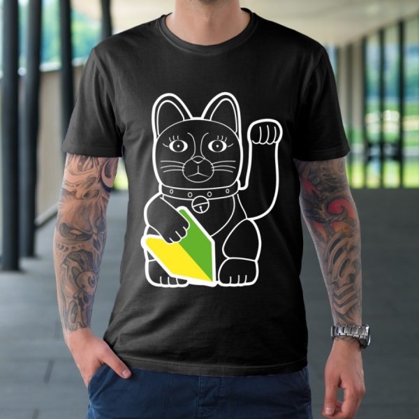 T-Shirt Herren "Wakaba Neko" – Bild 2