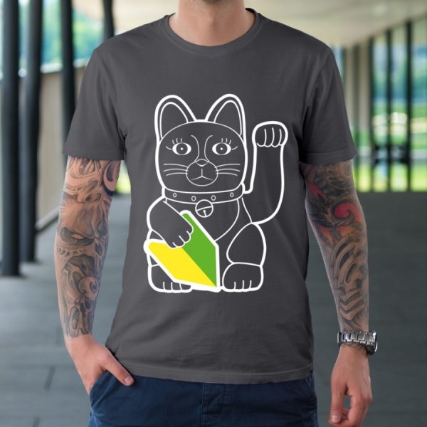 T-Shirt Herren "Wakaba Neko"