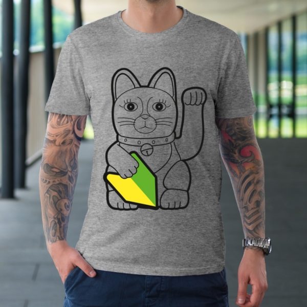 T-Shirt Herren "Wakaba Neko" – Bild 3