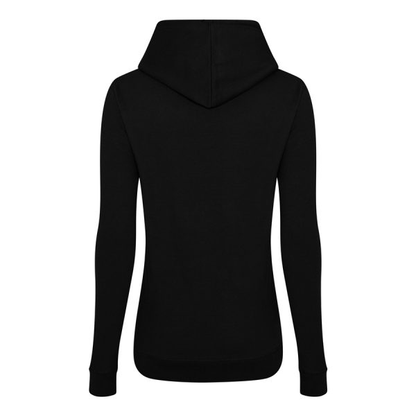 Hoodie Damen "Supergeil Classic" Schwarz – Bild 2