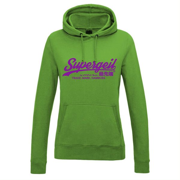 Hoodie Damen "Supergeil Classic Colours" – Bild 8