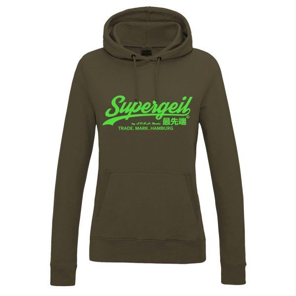 Hoodie Damen "Supergeil Classic Colours" – Bild 10