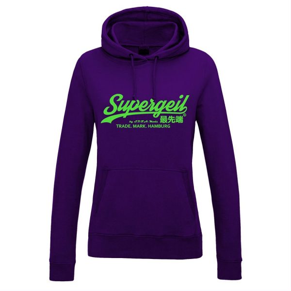 Hoodie Damen "Supergeil Classic Colours" – Bild 5