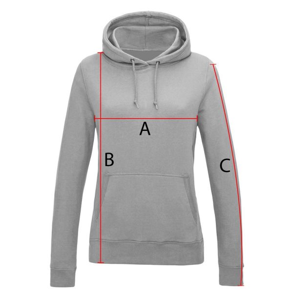 Hoodie Damen "Supergeil Classic" Weiß – Bild 3